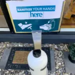 Adjustable Hand Sanitizer Stand for Any Dispenser