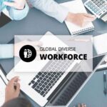 Career crossroads in a bustling tech city