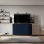 Elegant Pop Up TV Cabinet for Modern Living Rooms
