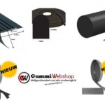 Stilvolles T-Profil Gummi Schwarz – Premiumqualität bei Gummiwebshop.de